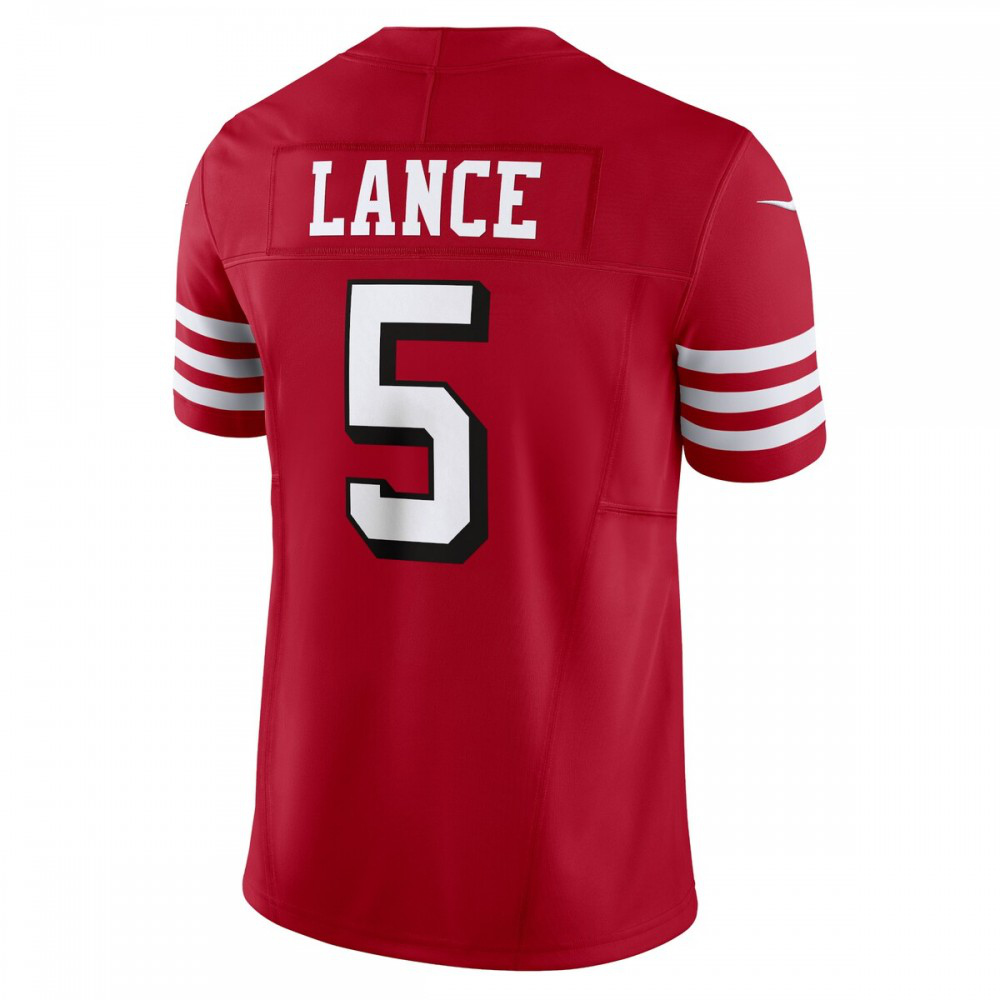 Trey Lance San Francisco 49ers Nike Vapor F.U.S.E. Limited Alternate 1 Jersey - Scarlet-GridironStore